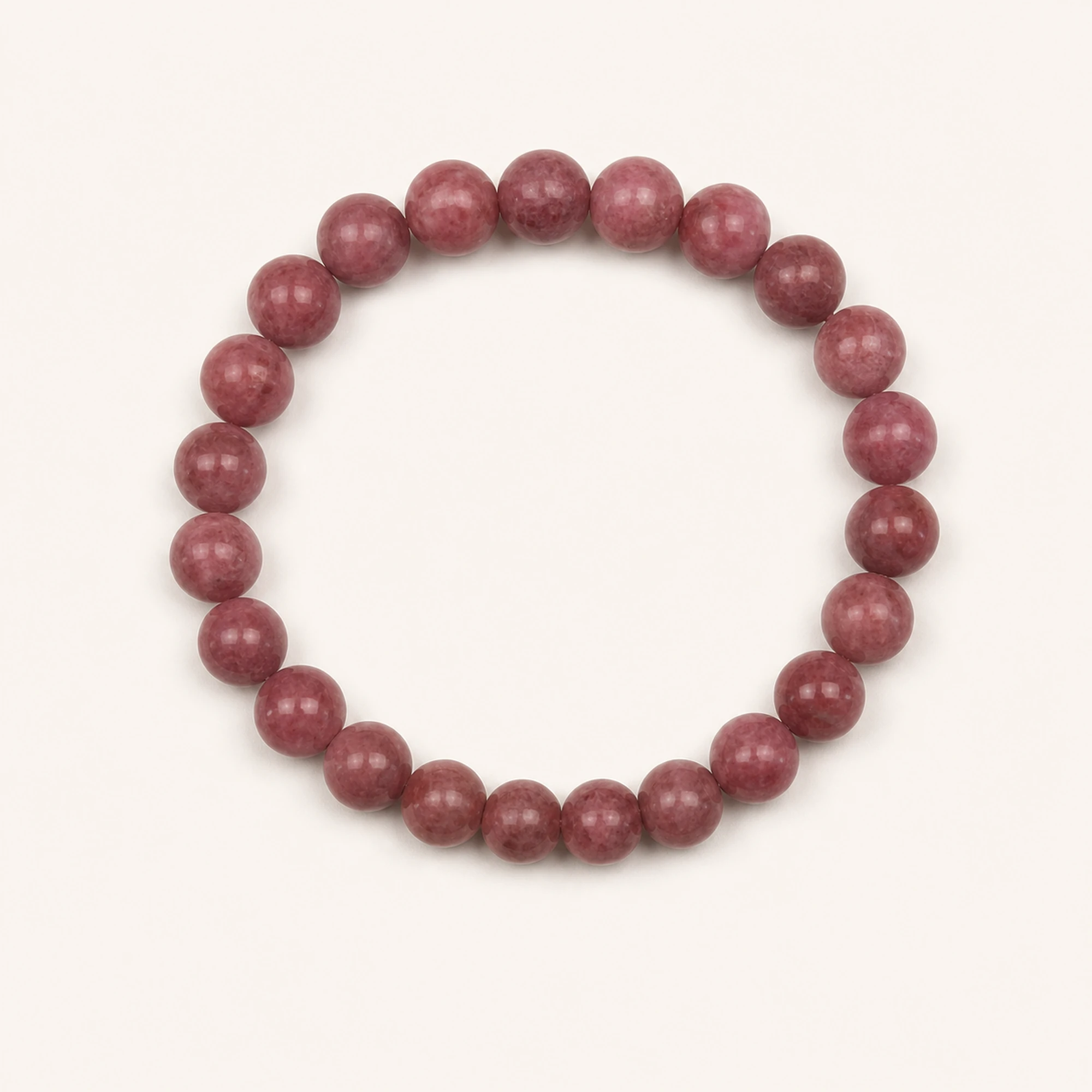 Rhodonite natural stone bracelet